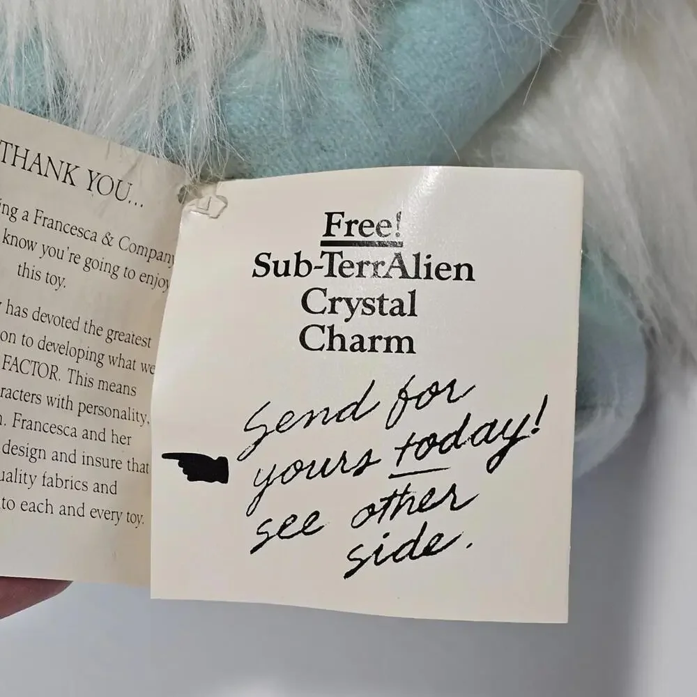 Vintage 1986 Francesca & Company Layla Sub- Terralien Plush Stuffed Toy - Picture 7 of 10